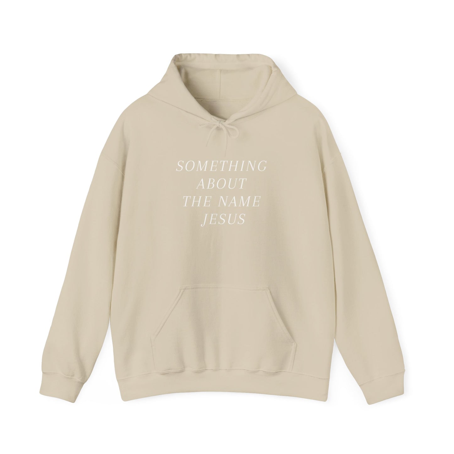 Something About Jesus' Name Hoodie