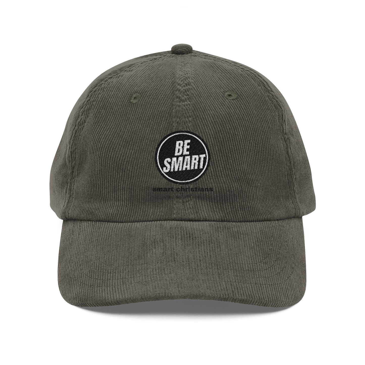 Be Smart Corduroy Baseball  Cap