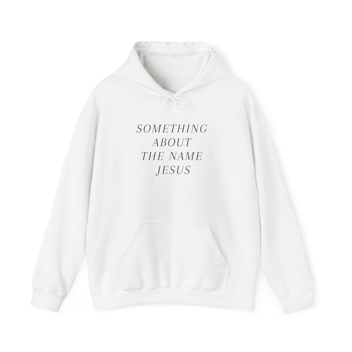 Something About Jesus' Name Hoodie