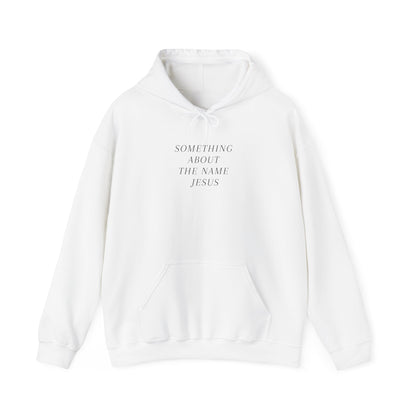 Something About Jesus' Name Hoodie