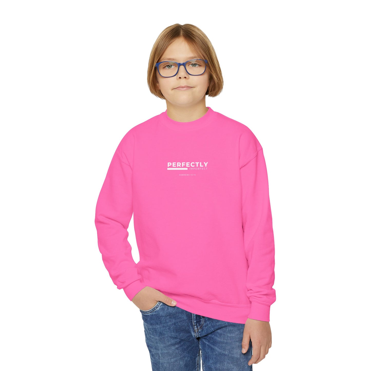 Youth Perfectly Imperfect Crewneck Sweatshirt