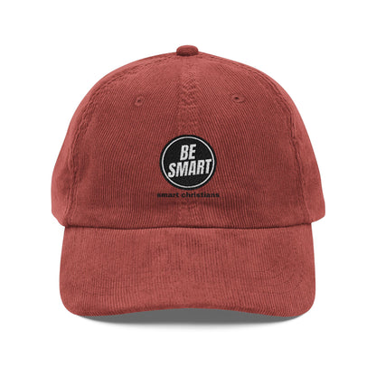 Be Smart Corduroy Baseball  Cap