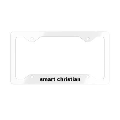 Smart Christian Metal License Plate Frame