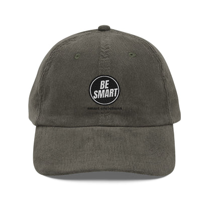 Be Smart Corduroy Baseball  Cap