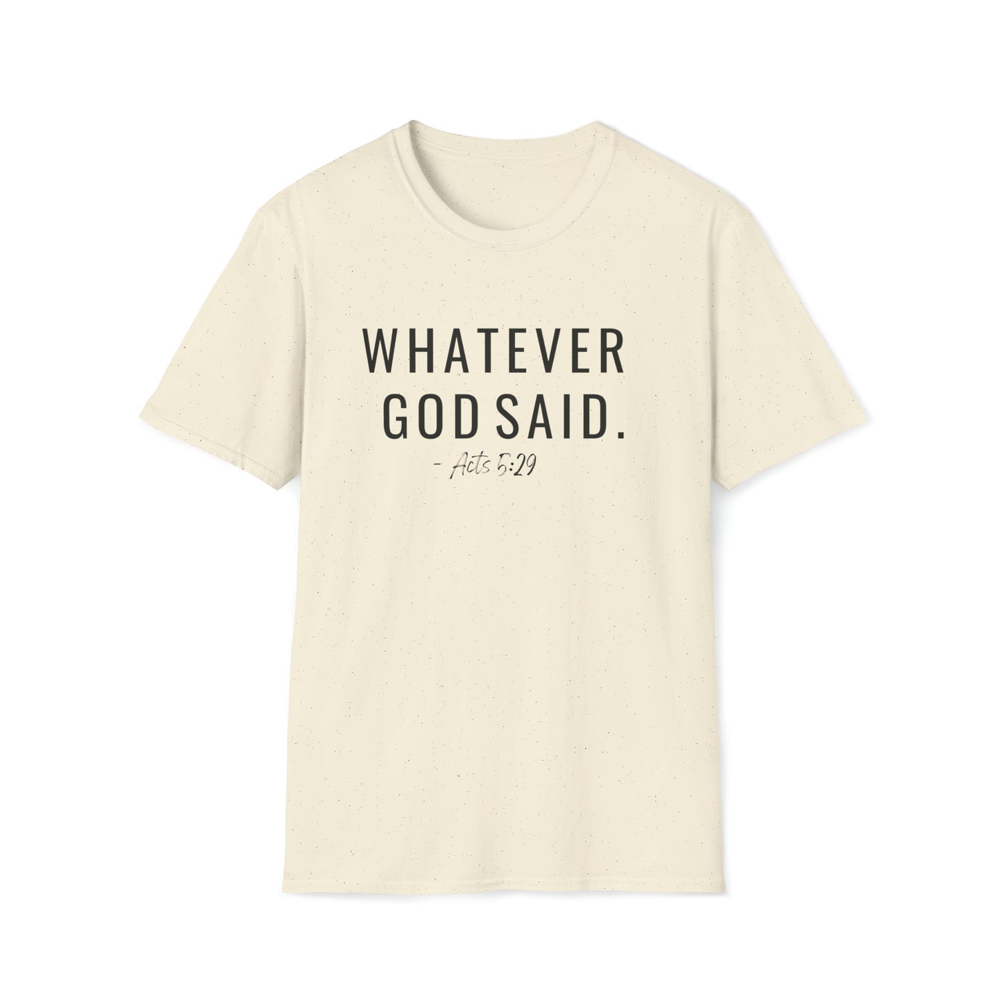 I Agree With God Shirt