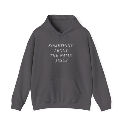 Something About Jesus' Name Hoodie