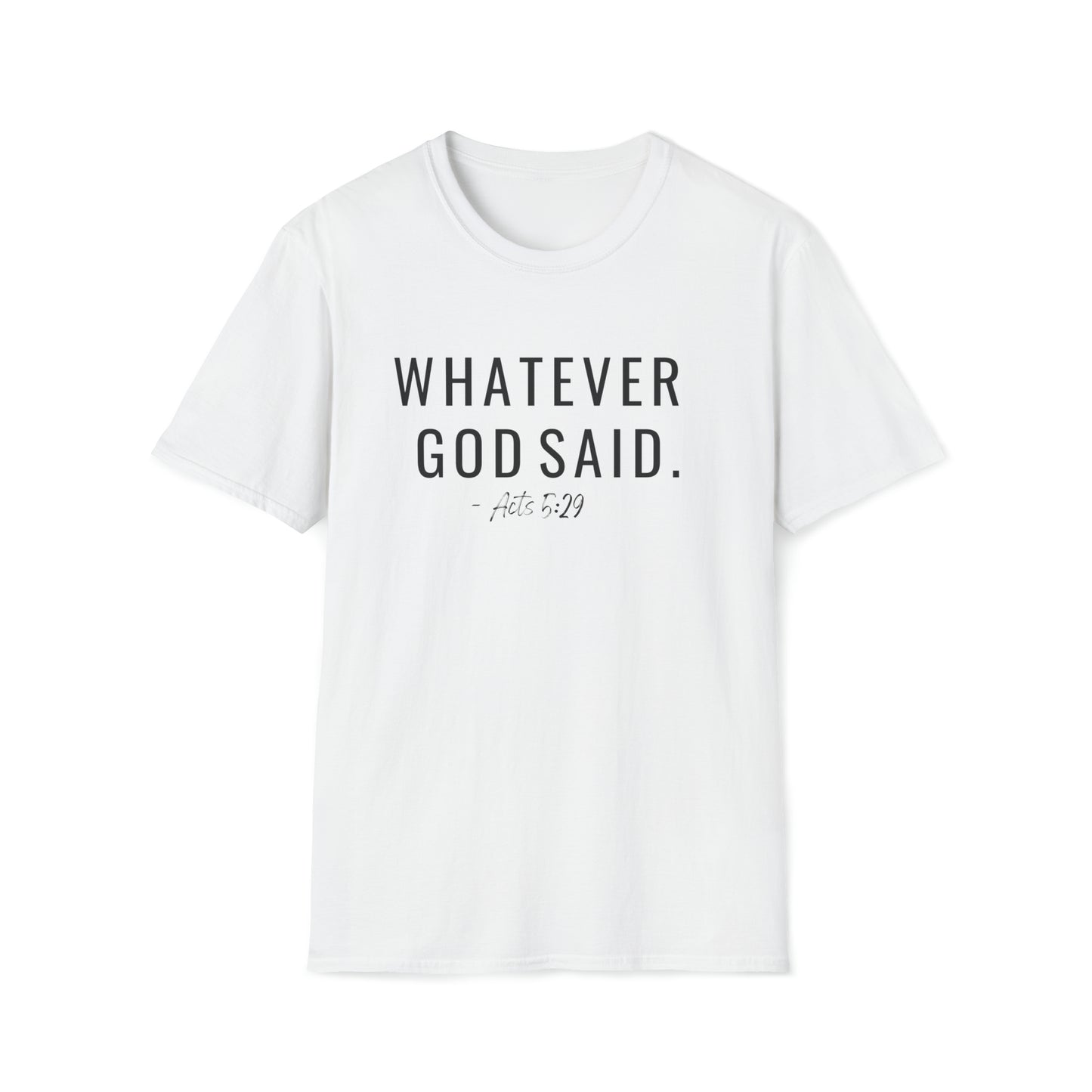 I Agree With God Shirt