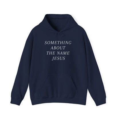 Something About Jesus' Name Hoodie